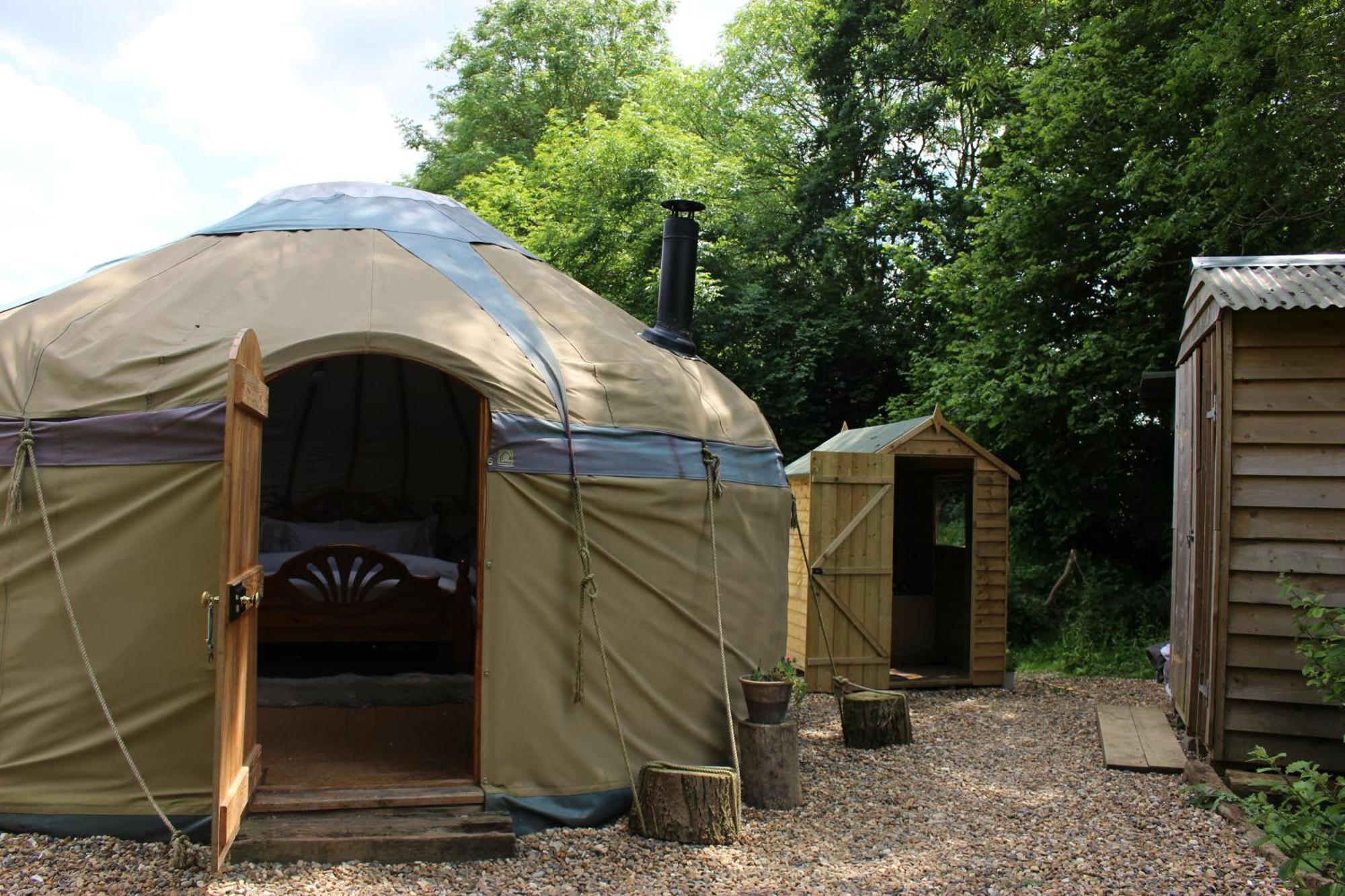 The Yurt At Worcesters Farm Canterbury Exterior foto