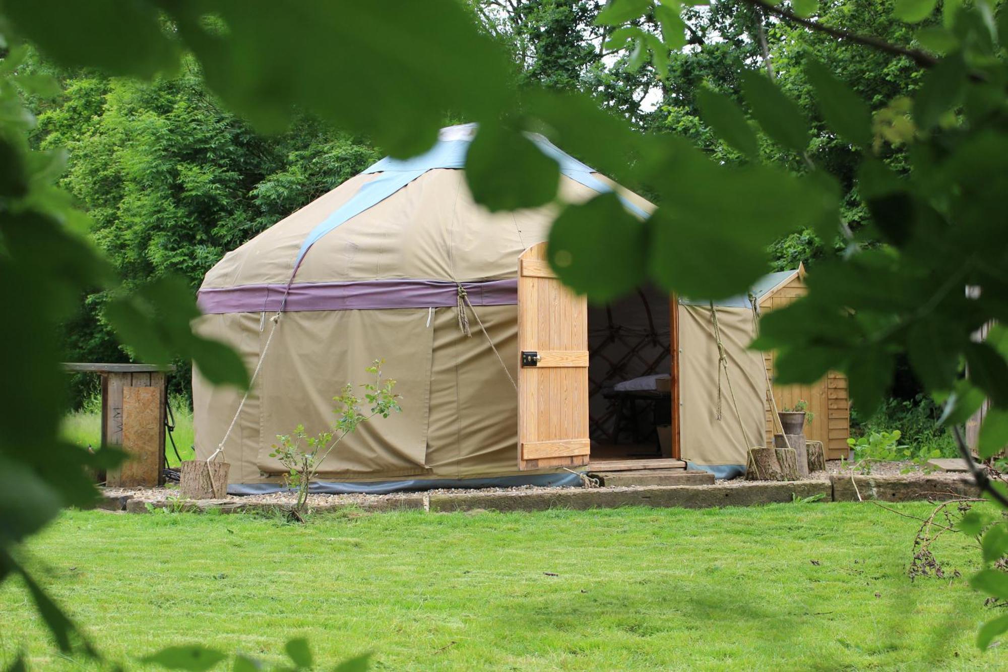 The Yurt At Worcesters Farm Canterbury Exterior foto